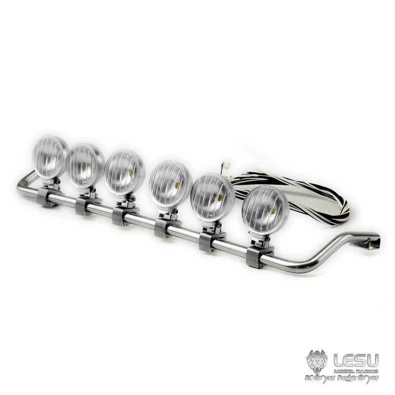 1/14 LESU RC Truck LED Spotlight High Top Metal Dome Light S-1247-A for Tamiya R470 R620 Traction Truck Model Toy Upgrade Parts