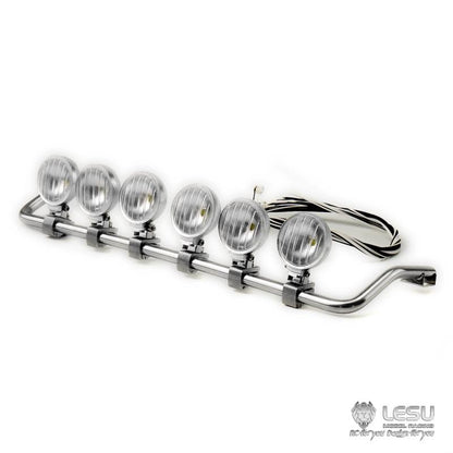 1/14 LESU RC Truck LED Spotlight High Top Metal Dome Light S-1247-A for Tamiya R470 R620 Traction Truck Model Toy Upgrade Parts