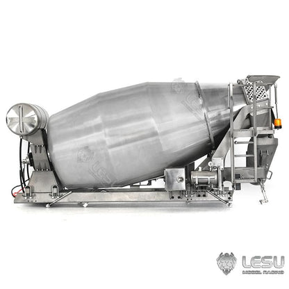 LESU 1/14 Tamiya simulation remote control toy mixer truck upgrade model full metal mixer truck container