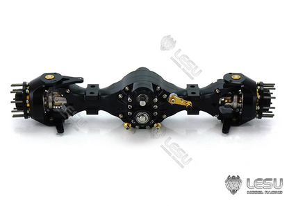 1/16 truck tractor DIY German bruder axle upgrade 10004 flange front through bridge differential lock version LESU