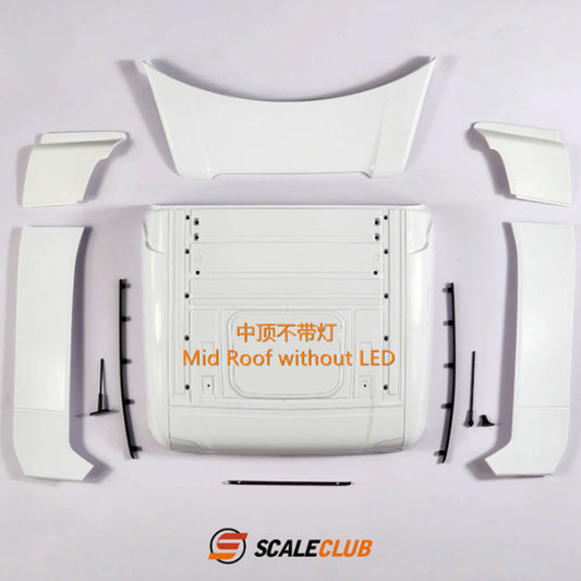 Scaleclub 1/14 Scania 770S Cabin Refit Engineering Version Mid-Roof High-Roof with Flowing Lights