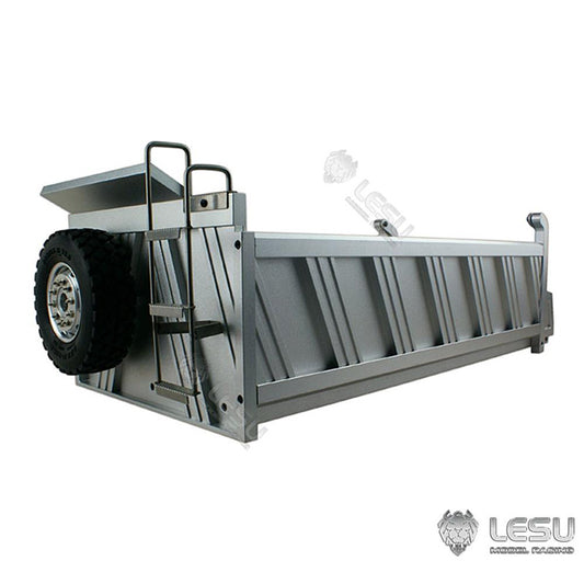 LESU 1/14 Tamiya Truck 6X6 Remote Control Model Dump Truck Modified Container Dump Truck Bucket LS-20150801