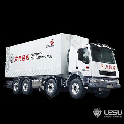 LESU 1/14 Volvo Truck Model Toy 8*4 Dense Bucket Container Truck Full Metal Bucket Simulation Chassis LS-Z0056