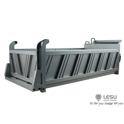 LESU 1/14 Tamiya Truck 6X6 Remote Control Model Dump Truck Modified Container Dump Truck Bucket LS-20150801