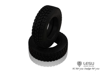 1/16 truck tractor DIY German bruder modified 60002 road tire narrow tire RC car model LESU