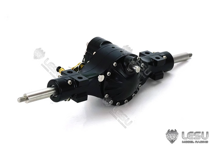 1/16 truck tractor DIY German bruder axle upgrade 10003 rear through bridge differential lock version LESU model