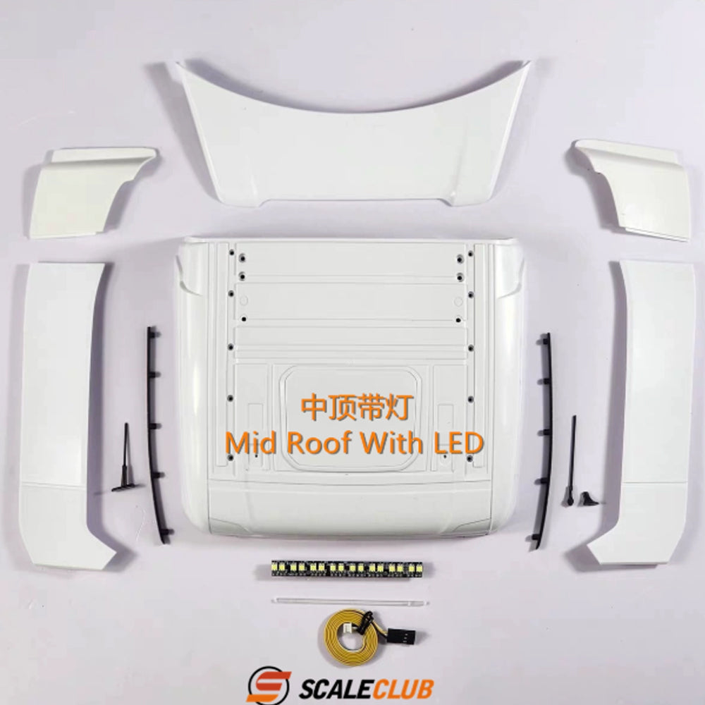 Scaleclub 1/14 Scania 770S Cabin Refit Engineering Version Mid-Roof High-Roof with Flowing Lights
