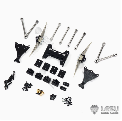 1/14 Truck Heavy Load Rear Suspension Assembly X-8019 Tamiya Tractor Mud Head Upgrade Modified Accessories LESU Model