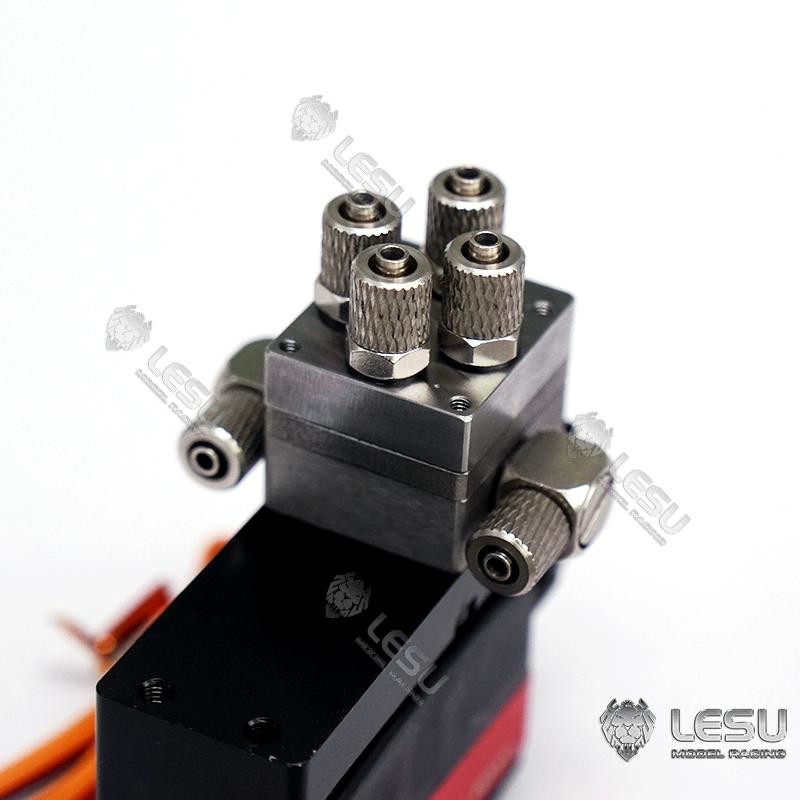 LESU RC engineering machinery model one way diversion reversing valve Y-1532 A B type hydraulic system modification parts