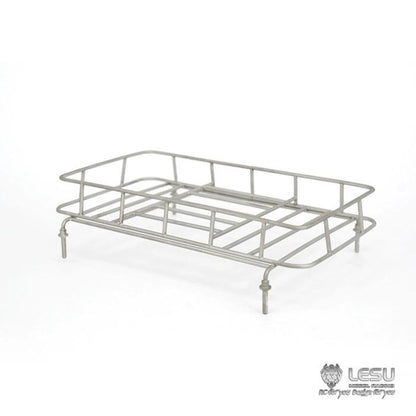 LESU 1/14 RC Truck Cab Metal Stainless Steel Canvas Frame G-6127 for Tamiya Mud Truck Model Toy Upgrade Modification DIY Parts