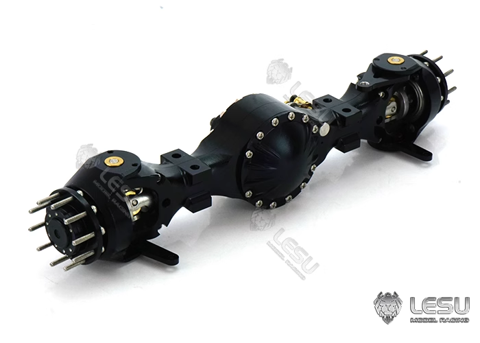 1/16 truck tractor DIY German bruder axle upgrade 10005 flange front axle differential lock version LESU model