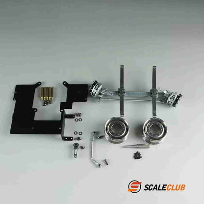 scaleclub 1/14 Tamiya tractor truck dump truck metal non-powered tilt front axle brake caliper