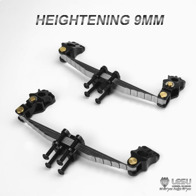 1/14 truck power front axle front suspension 9mm heightened X-8016 Tamiya tractor mud head DIY accessories LESU