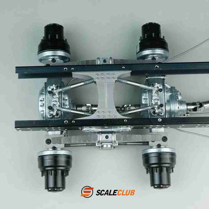 scaleclub Tamiya 1/14 tractor mud head simulation metal two-axle rear suspension Chiaki suspension
