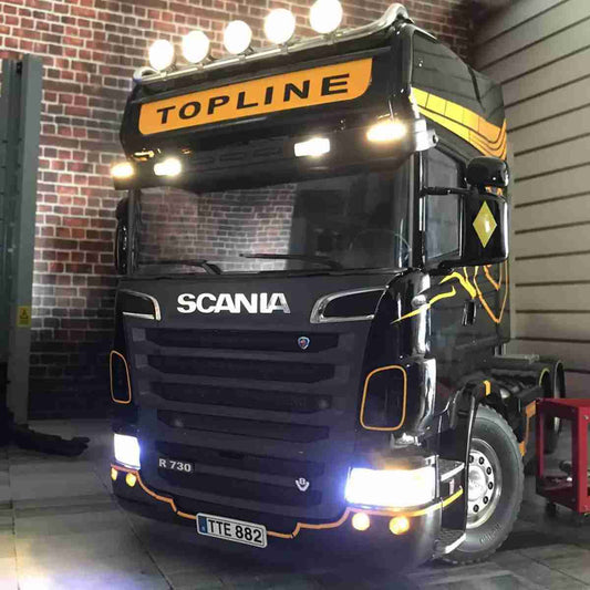 Scaleclub 1/14 Tamiya Scania R620 R470 R730 Sunshade Light Dome Light