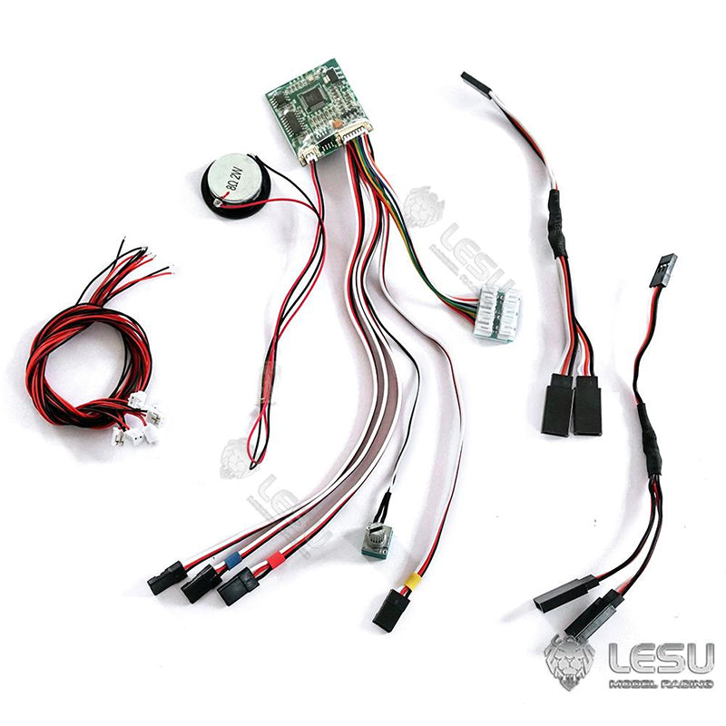 For 1/14 truck engineering machinery model toy light and sound system upgrade accessories LESU EL-001 electronic equipment kit