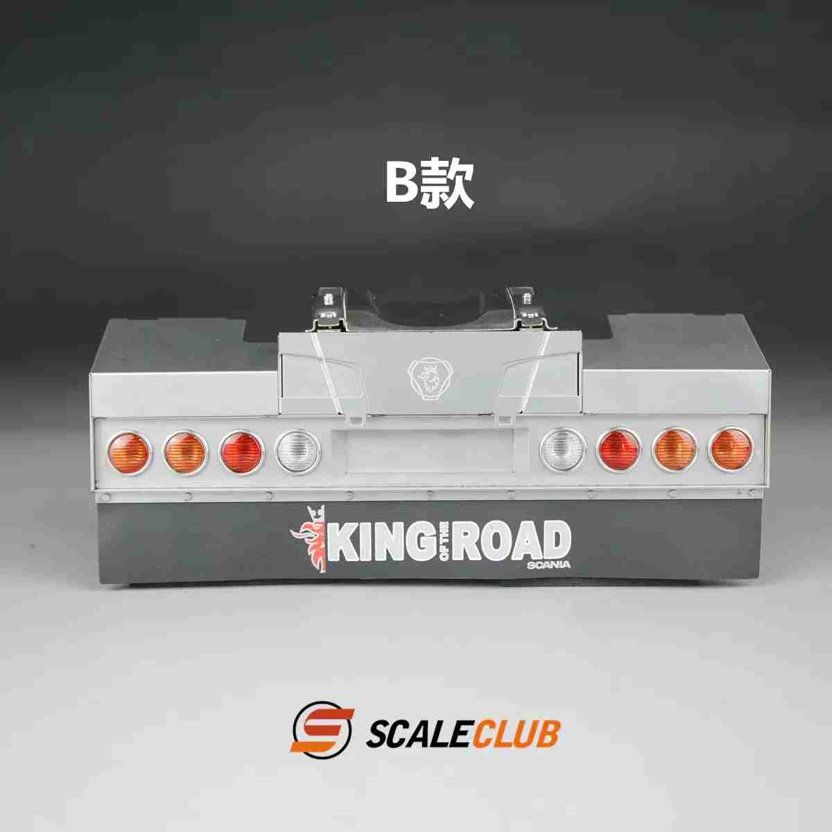 Scaleclub 1/14 Tamiya Scania R620 R470 R730 Heavy Duty Tractor Truck Metal Tail Beam with Light