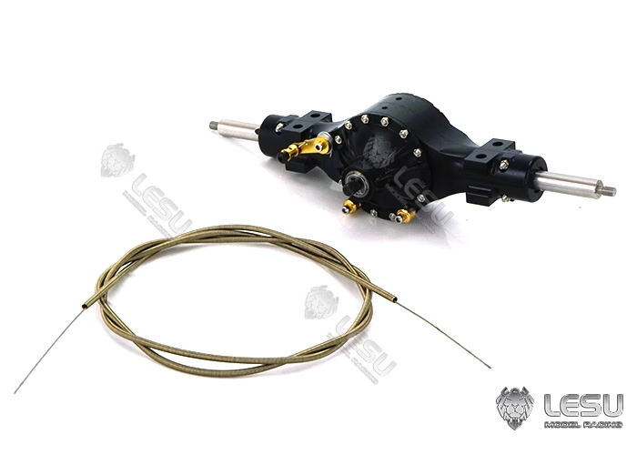 1/16 truck tractor DIY German bruder axle upgrade 6X6 flange axle set differential lock LESU model