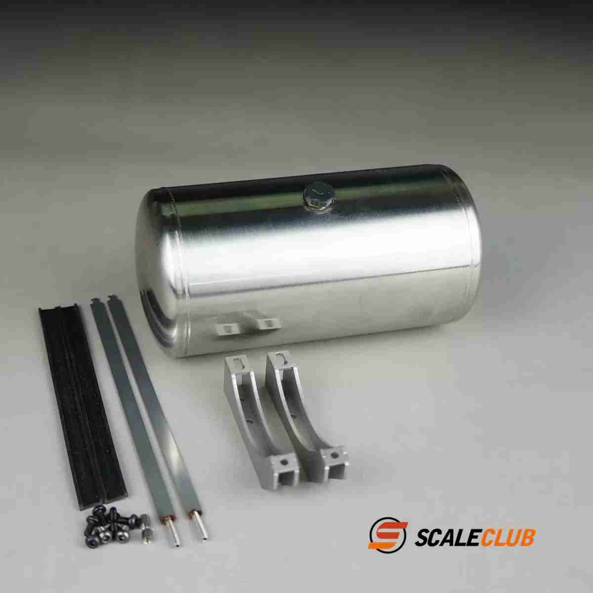 Scaleclub 1/14 Tamiya stainless steel round fuel tank King GL Global fuel tank American style fuel tank