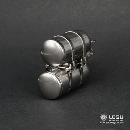 LESU G-6157 1/14 Truck Model Metal Gas Tank Tamiya 3348 Mud Truck or DIY Traction Truck Model Upgrade Modification Accessories