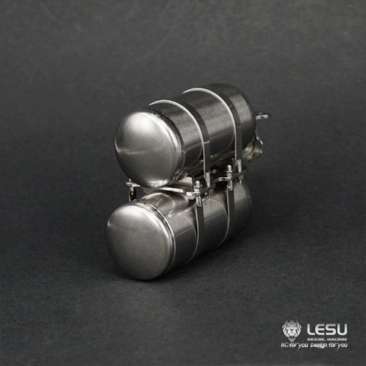 LESU G-6157 1/14 Truck Model Metal Gas Tank Tamiya 3348 Mud Truck or DIY Traction Truck Model Upgrade Modification Accessories