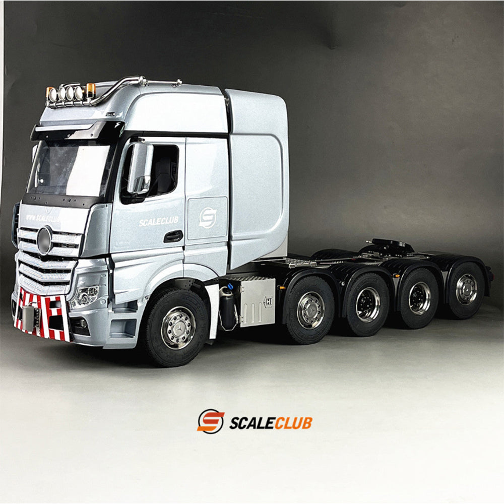 scaleclub 1/14 Tamiya  10X10 heavy-duty trailer European truck SLT large transport truck full metal finished chassis