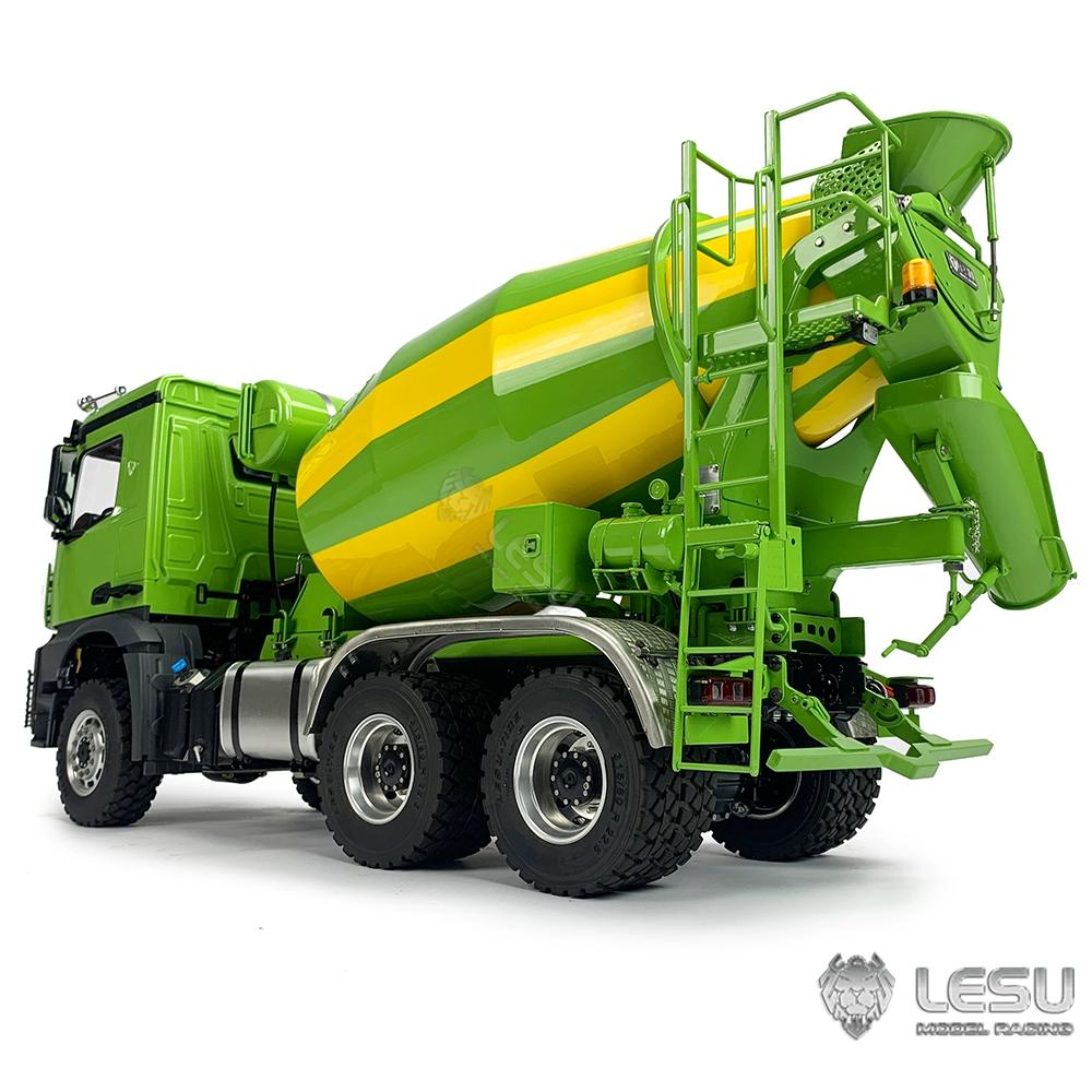LESU 1/14 Tamiya 3348 Truck Model Metal Toy 6*6 Mixer Truck Engineering