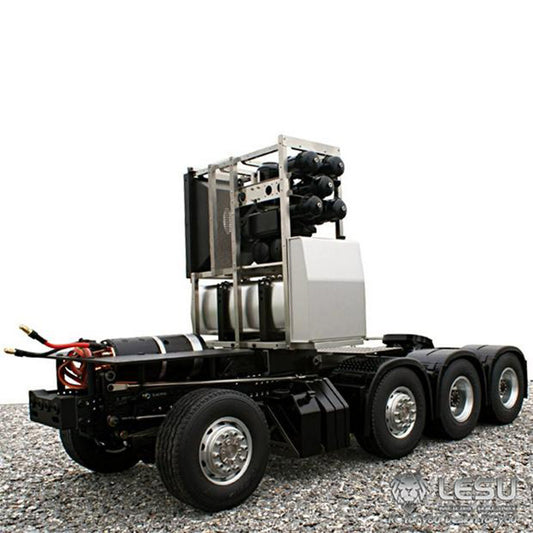 LESU 1/14 Tamiya Benz 1851 3363 Heavy Duty Tractor Truck Chassis 8X8 Full Drive Differential Lock Axle