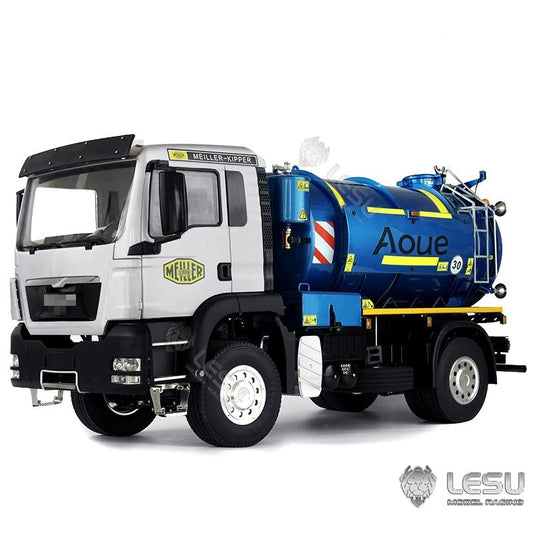 LESU 1/14 Simulation Model Toy 4X4 Vacuum Tank Water Suction Car