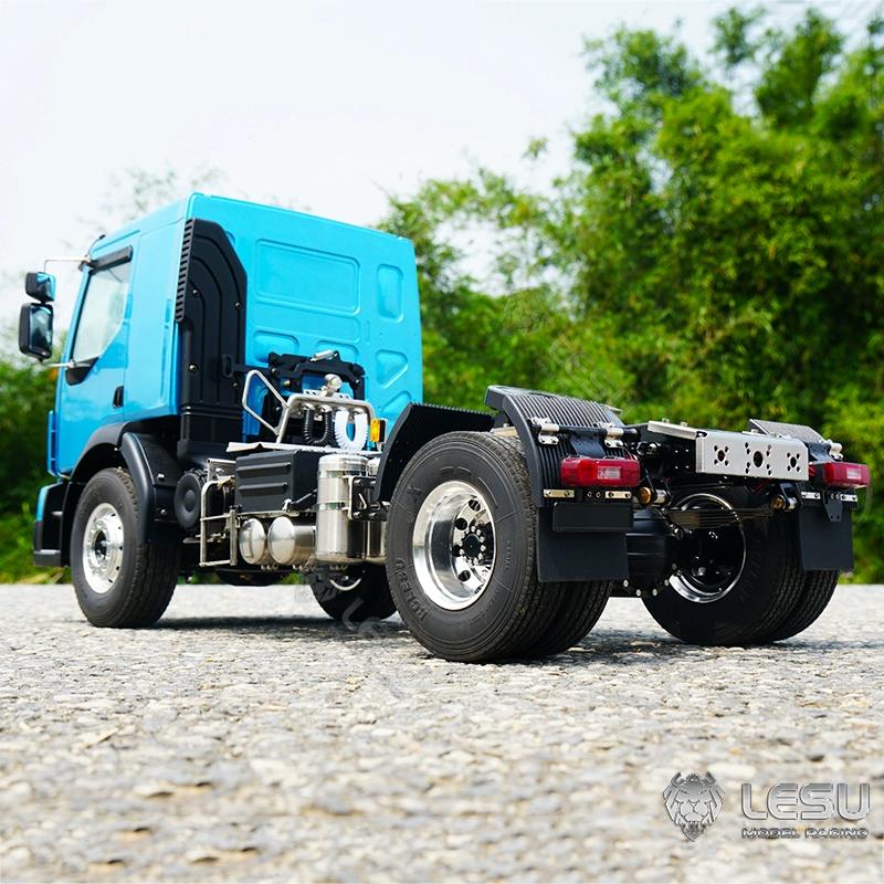 LESU 1/14 Tamiya truck model toy Volvo two-axle tractor LS-Z0029 metal chassis Tamiya