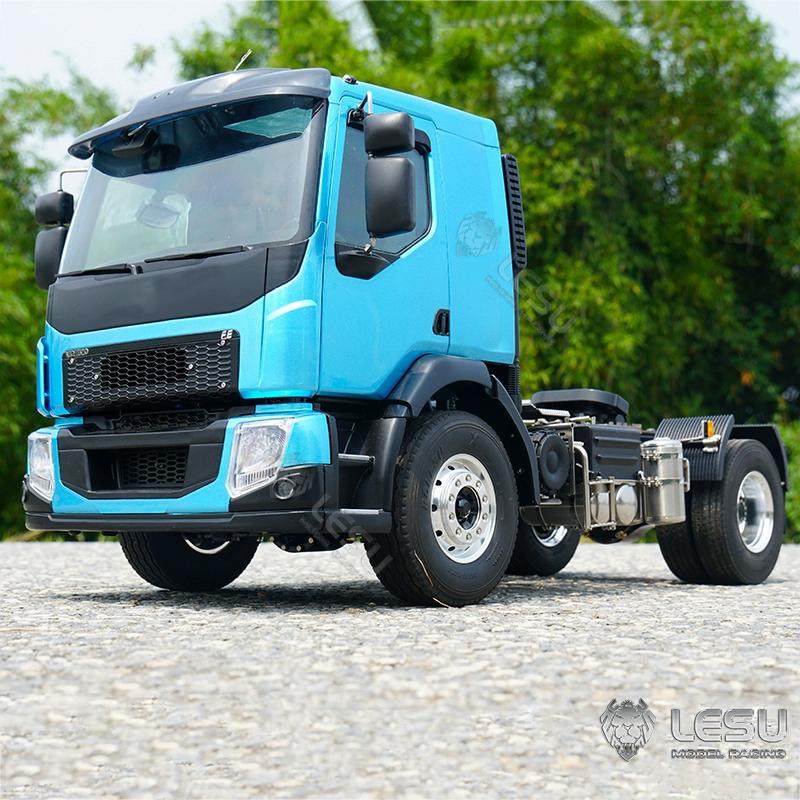 LESU 1/14 Tamiya truck model toy Volvo two-axle tractor LS-Z0029 metal chassis Tamiya