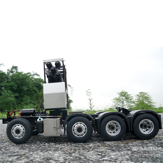 LESU 1/14 Tamiya Benz 1851 3363 Heavy Duty Tractor Truck Model Toy Full Drive 8X8 Chassis