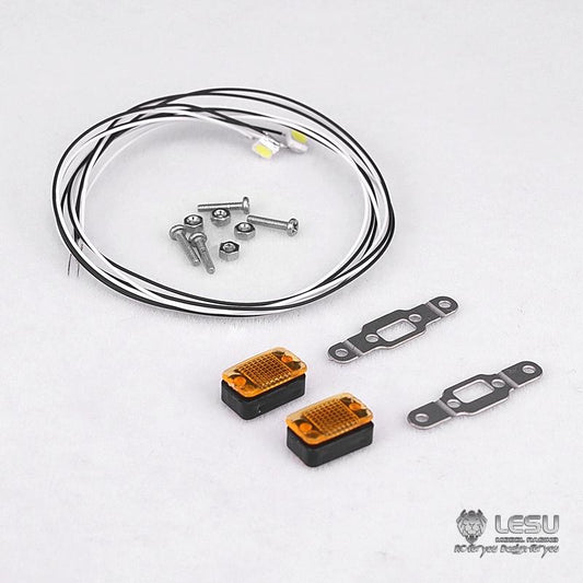 LESU 1/14 RC Truck Driving Lights S-1262 Upgrade Modified Parts for Tamiya 1851 3363 Traction Truck High Top Shell Model Toy