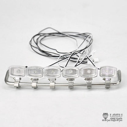 LESU RC Truck Model High Top Spotlight LED Headlight Spotlight S-1249-B for 1/14 Tamiya TGX26.540 Traction Truck Model Toy Parts