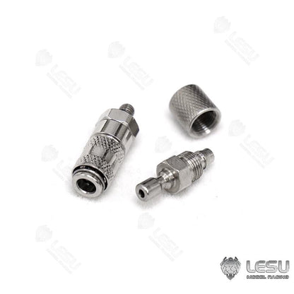 LESU precision copper chrome-plated custom high-pressure quick-release adapter nozzle accessories Modification upgrade or DIY